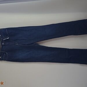 Anthropologie Women's Dark Blue Straight Jeans